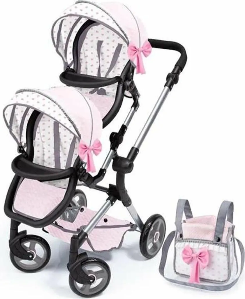 Balançoire pour poupées Reig jumelles rose - Jouet d'imitation enfant