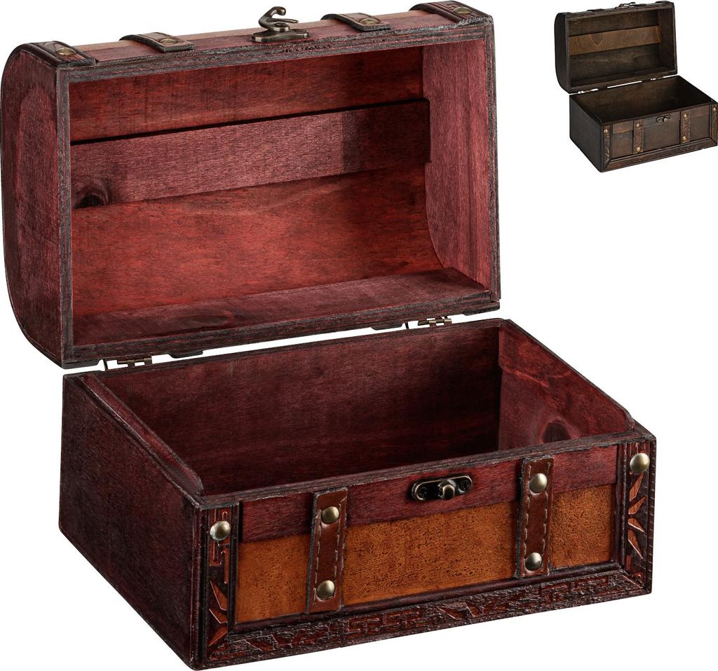 Schatzkiste Schatztruhe Holztruhe aus Holz in versch. Ausführungen
