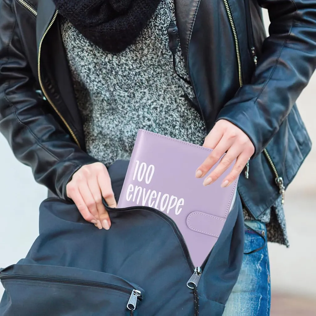 Planificateur Financier A5 pour Épargner Facilement avec 100 Enveloppes