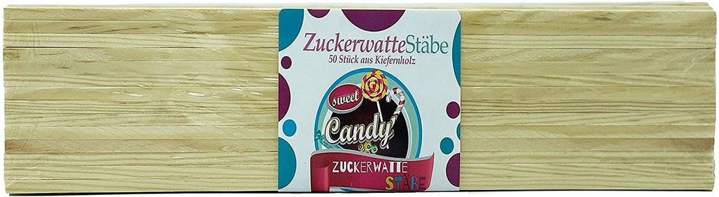 50 Zuckerwatte Stäbe für Zuckerwattemaschine | 30 cm aus Produktbild 