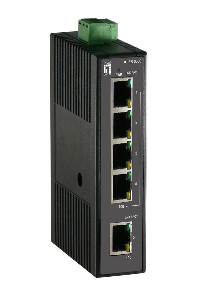Switch Industriel 5 Ports FE LevelOne IES-0500 pour Milieux Difficiles
