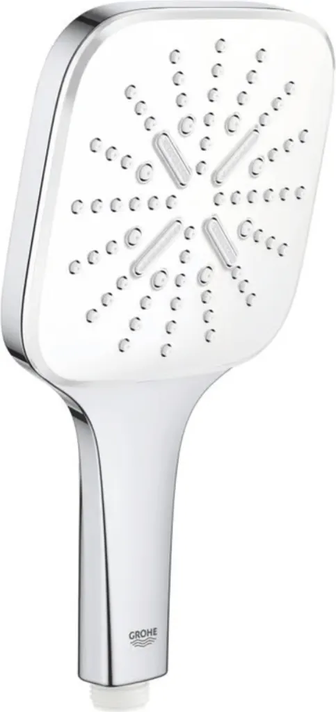 Pomme de douche à main Grohe Vitalio SmartActive 130 Cube 3 jets Chrome