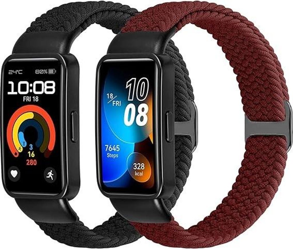 Geflochtene Riemen 2pcs für Huawei Band 9/8 Janpso verstellbare Nylonband