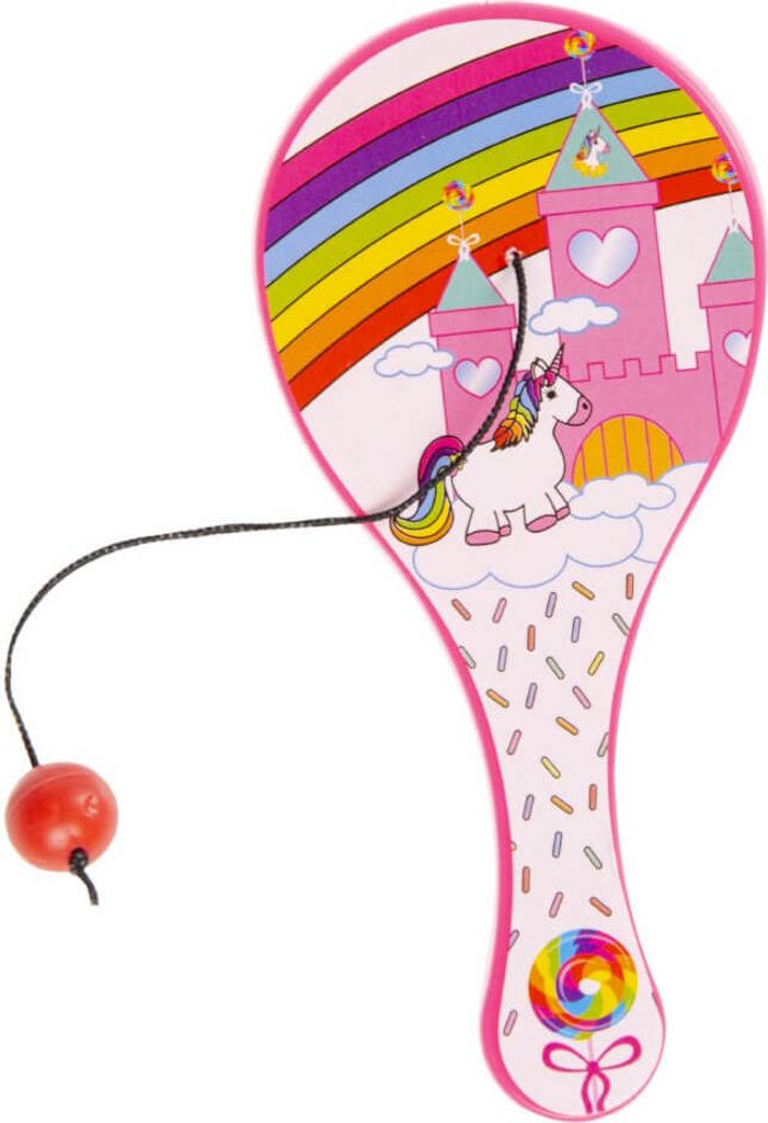 Einhorn Mini Paddelball Spiel Mitgebsel - ca. 12,5 cm Produktbild 