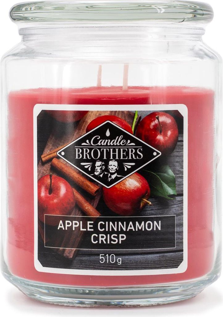 Duftkerze Candle Brothers Apple Cinnamon Crisp, Kerze im Produktbild 