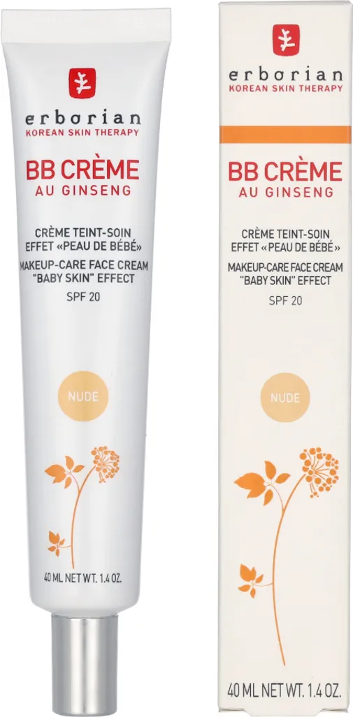 BB Crème Erborian au Ginseng Blanc - Soin Hydratant et Correcteur Visage