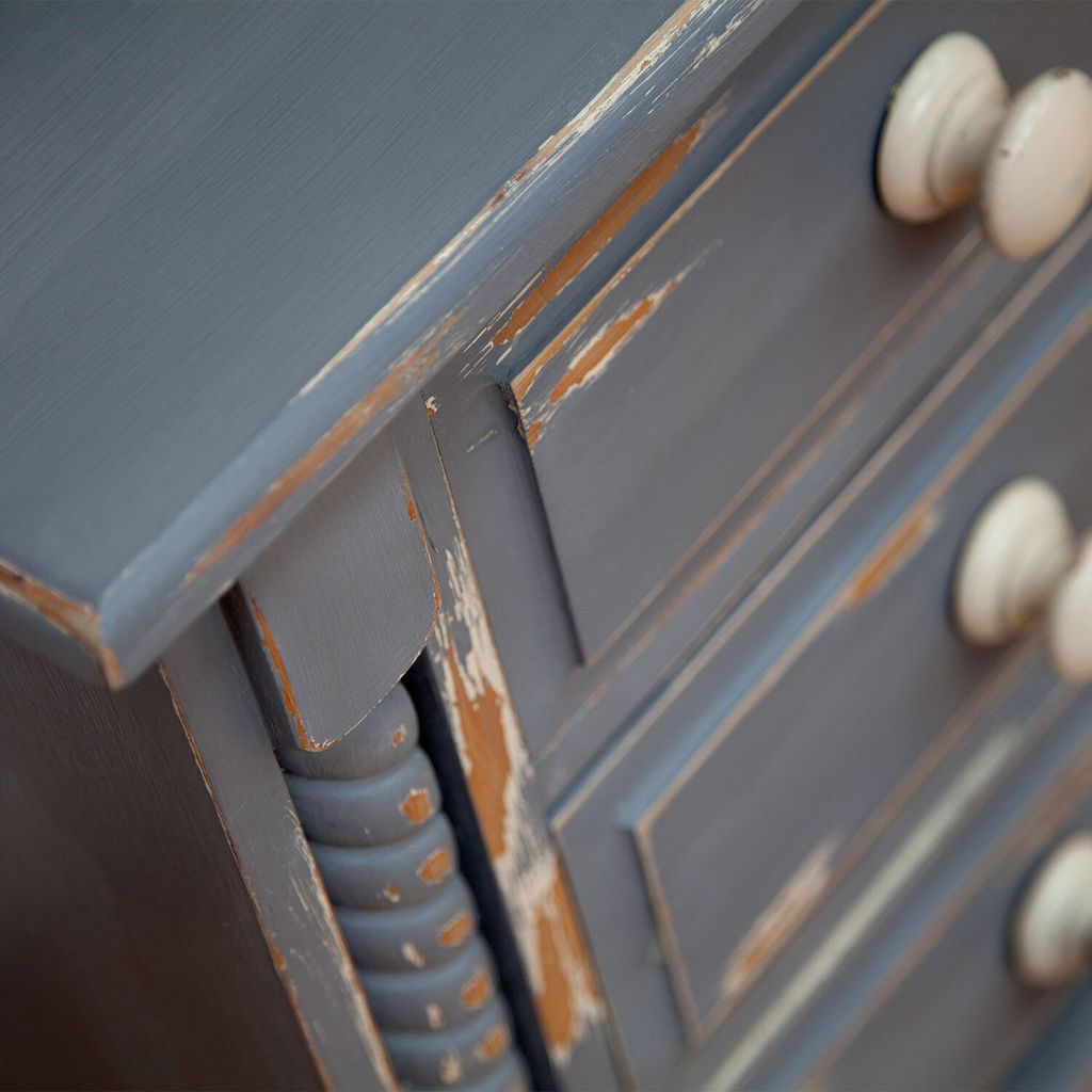 Rust Oleum Shabby Kreidefarbe Möbellack Anthrazit mattes Produktbild 5