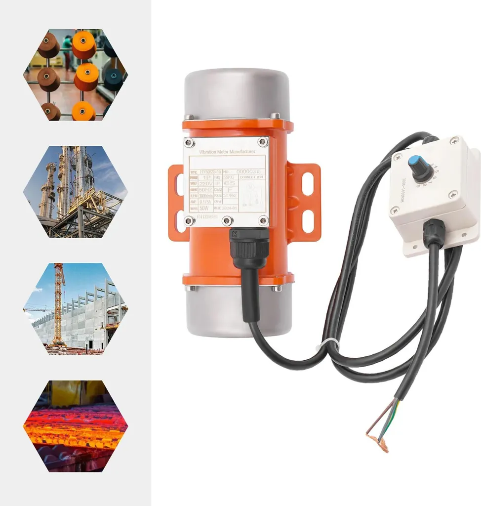 Moteur à vibration réglable 1000-3000 tr/min IP65 Brushless 50W compact - 3