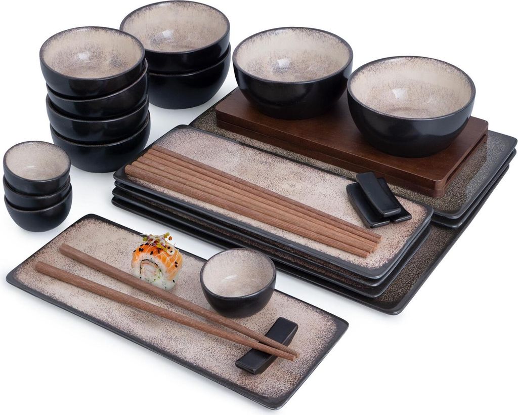 Moritz & Moritz VIDA 29tlg Sushi Set Beige Produktbild 