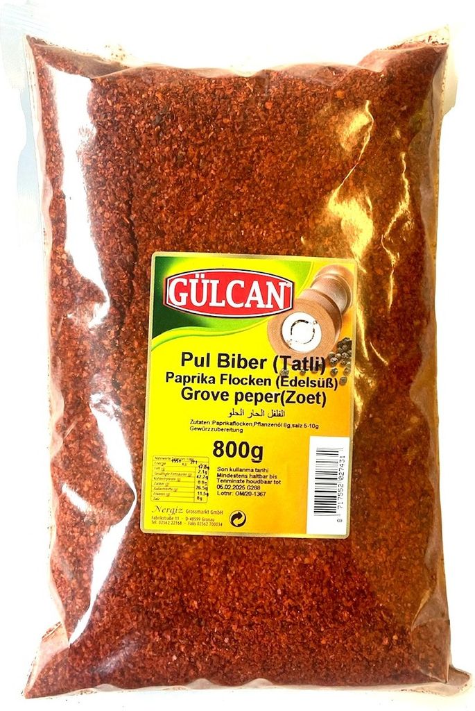 Gülcan Paprikaflocken EDELSÜSS  - Tatli Pul Biber XXL Produktbild 