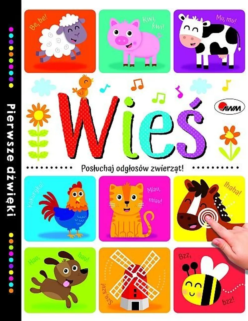 Livre musical Wie pierwsze dźwięki 58.11.13 11668 pour l'éveil de bébé