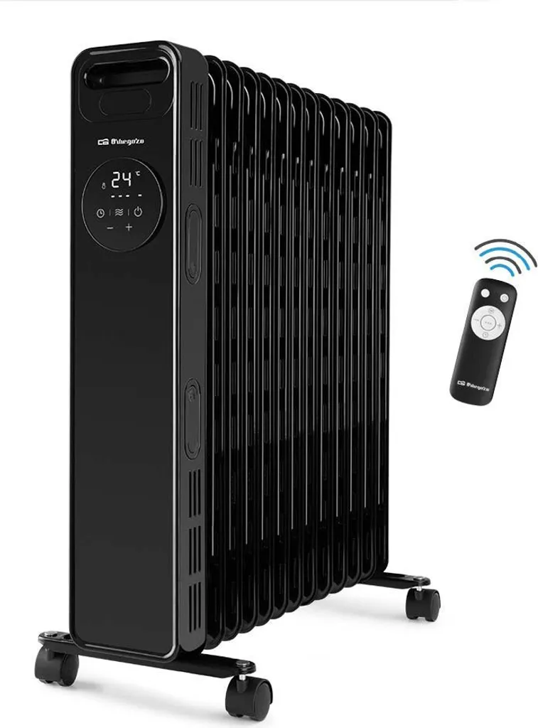 Radiateur bain d'huile électrique 2500W programmable avec télécommande - 2