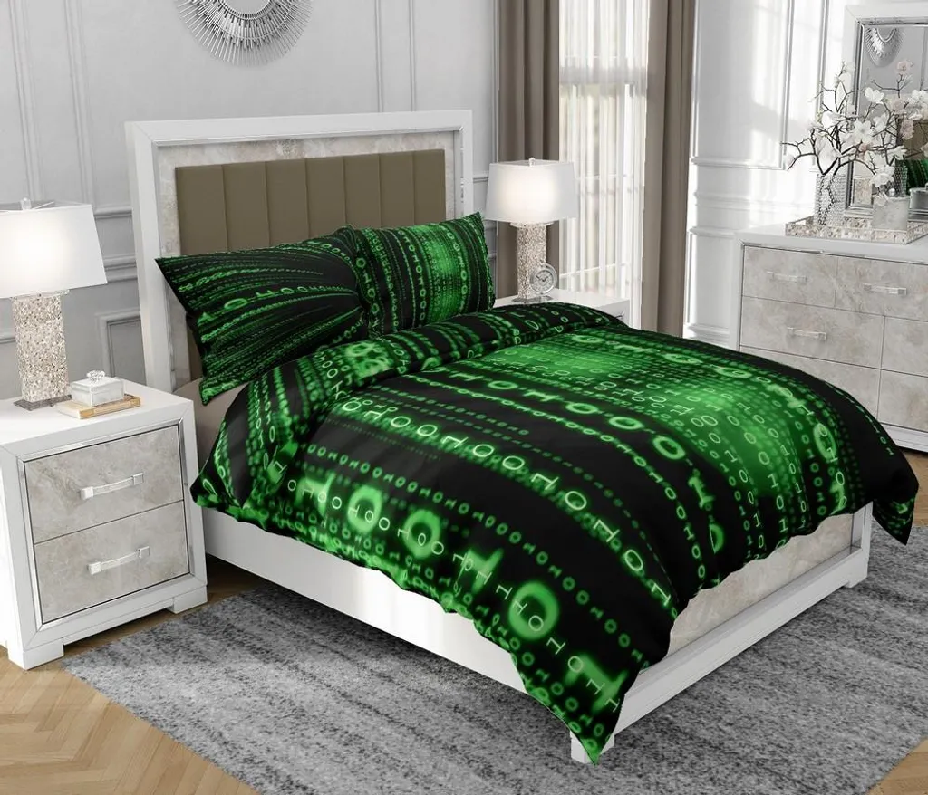 Set Biancheria Letto 140x200 100% Cotone SOVIO So.0313 | 3 Pezzi