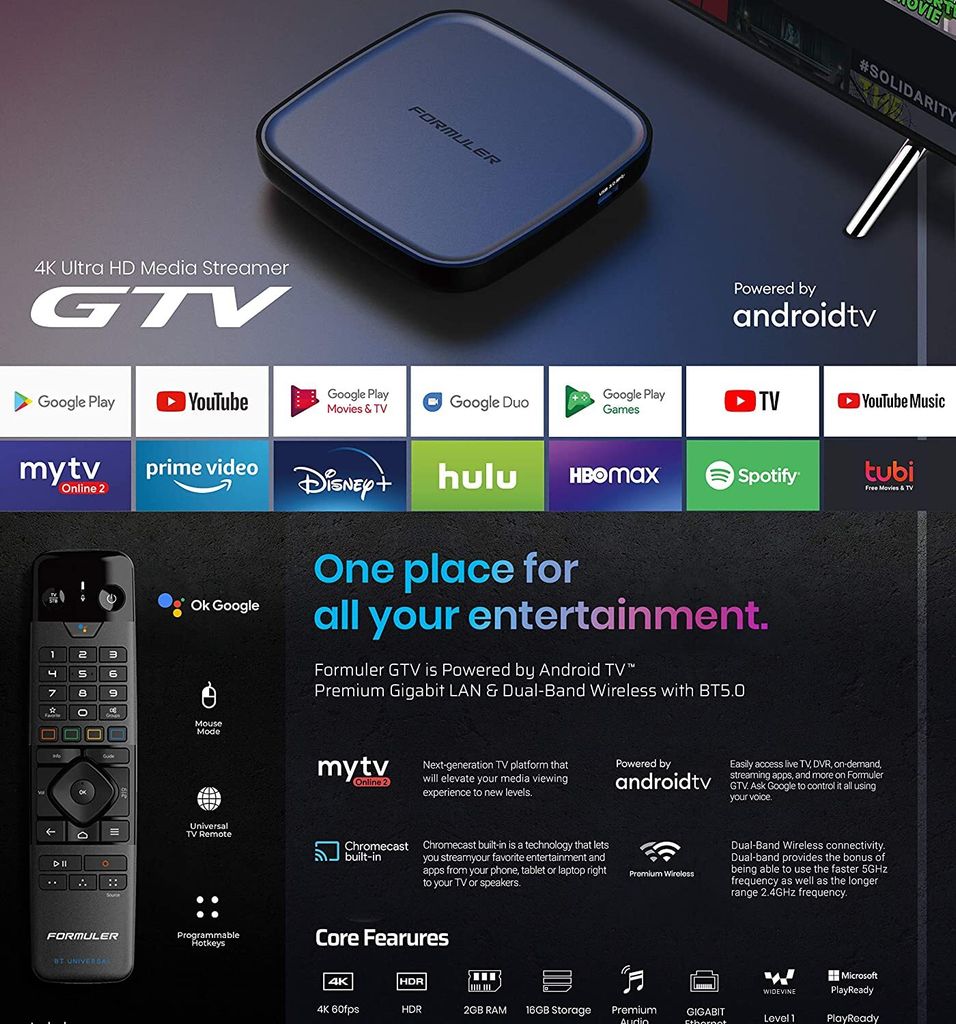 Formuler multimediálne centrum GTV Obrázok produktu 19
