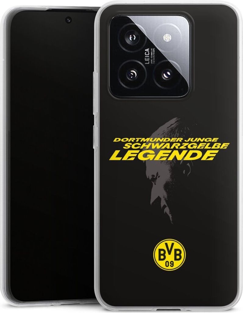 DeinDesign Handyhülle für Xiaomi 14 Silikon Hülle Case Smartphone Schutzhülle BVB Borussia Dortmund Marco Reus