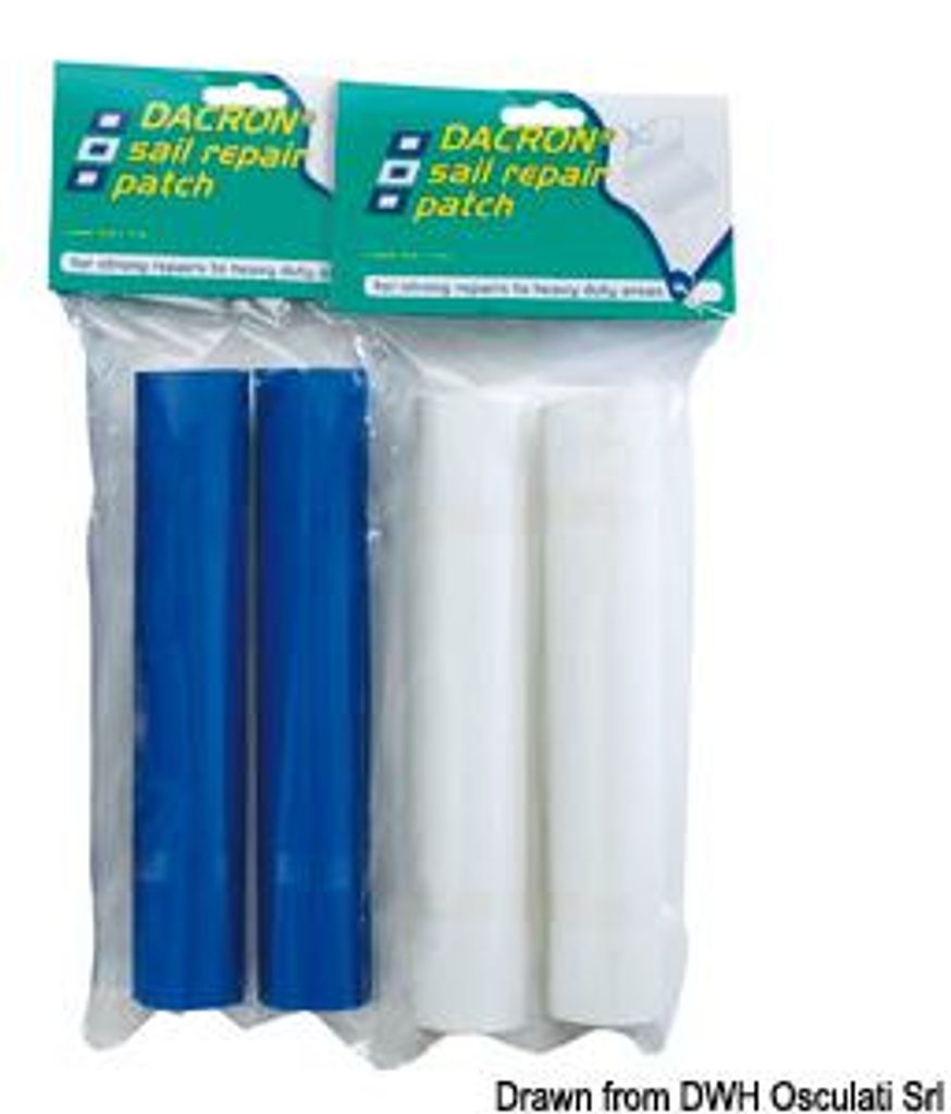 Repair patch Set, Dacron weiß Osculati 10.385.00BI