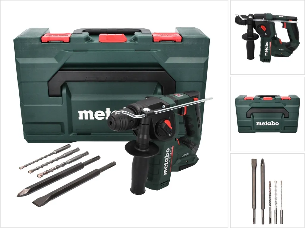 Metabo BH 18 LTX BL 16 Perceuse sans fil Brushless 1.3J + Jeu 5 forets