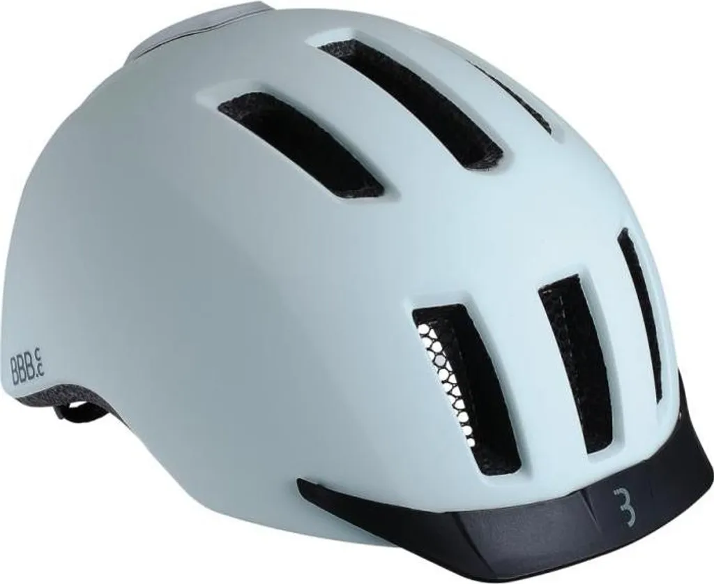 BBB Cycling Casque BBB Grid M Gris Mat (52-58 cm) pour Vélo de Ville
