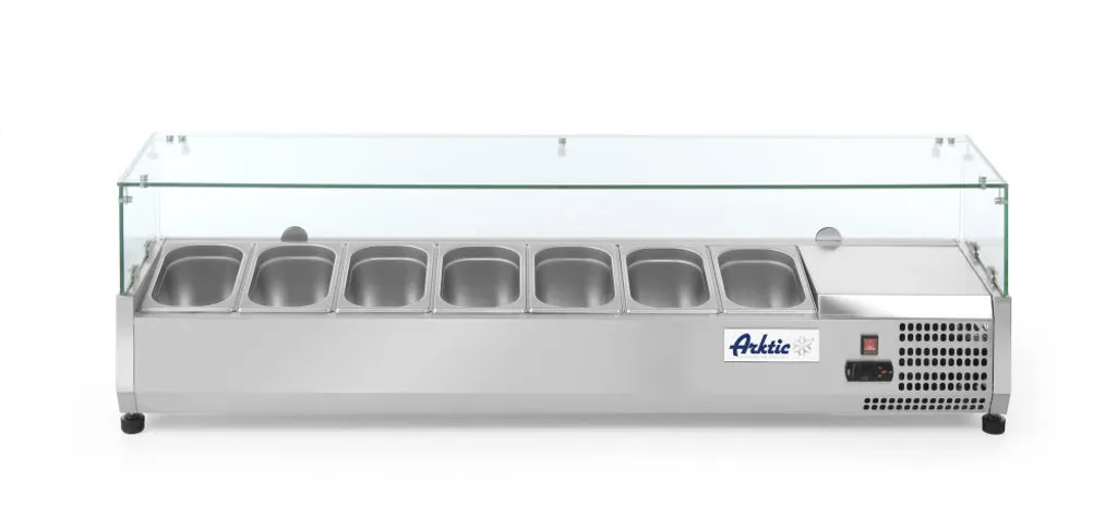 Meuble réfrigéré de comptoir pour ingrédients 5xGN1/4 Arktic pro 120cm