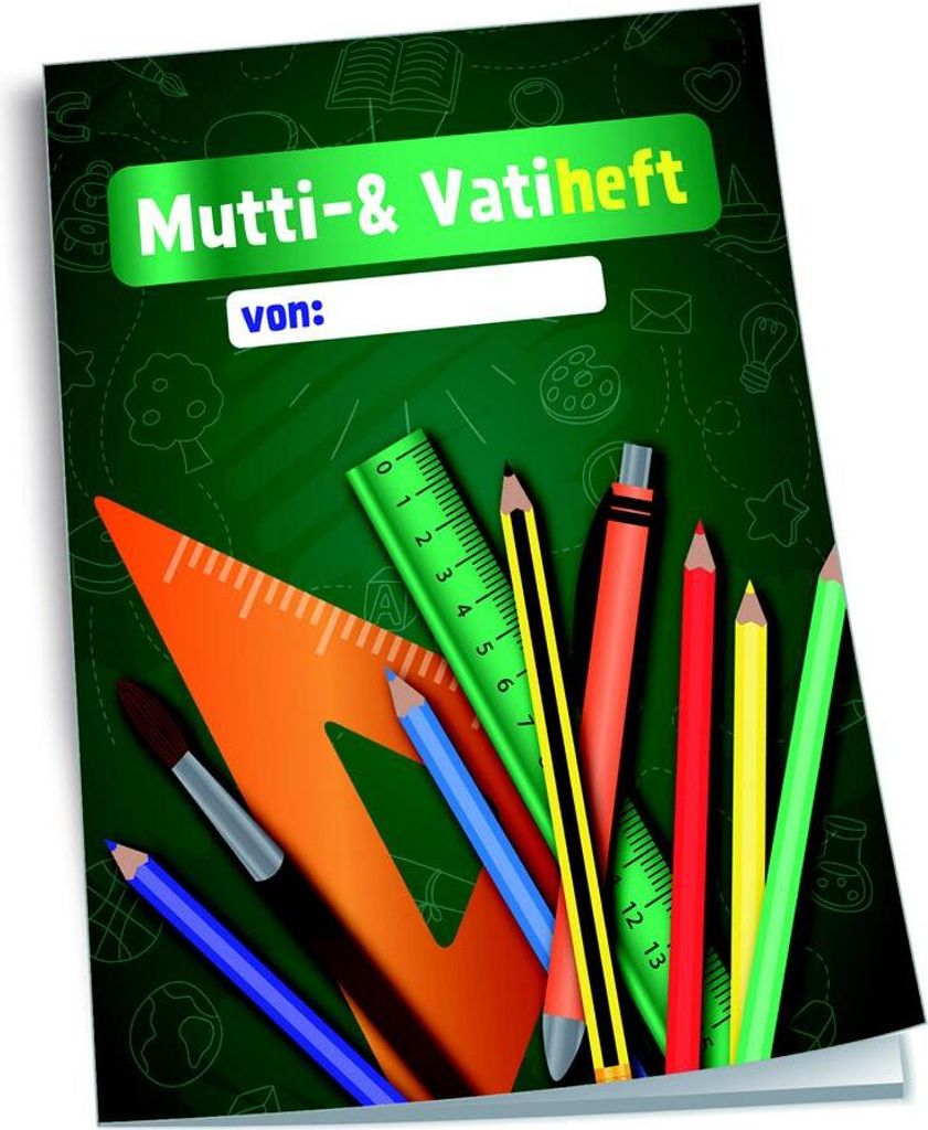 Muttiheft / Vatiheft "Tafel" / DIN A6 / 48 Seiten Produktbild 