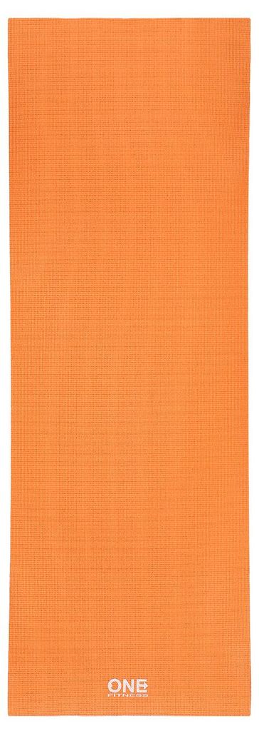 Mata do jogi One Fitness YM02 pomarańczowa 1730 x 610 mm Zdjęcie produktu 