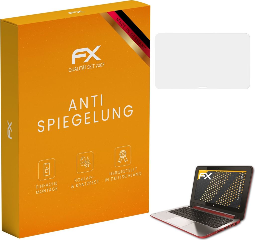 atFoliX FX-Antireflex 2x Schutzfolie kompatibel mit HP Pavilion 11 x360 Displayfolie