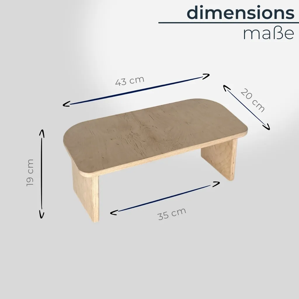 Table de méditation pliable CAWI avec assise ergonomique pour la prière