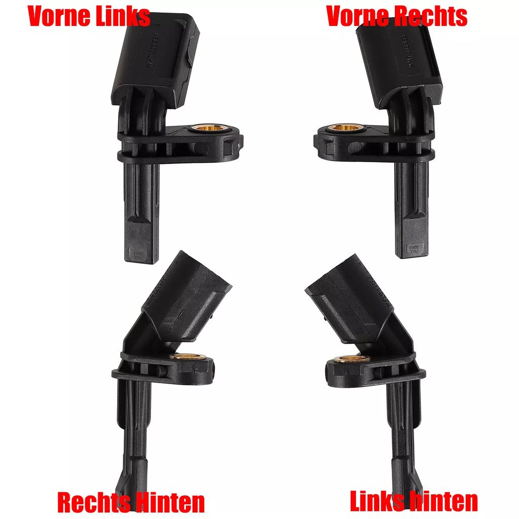 4 X ABS Sensor Raddrehzahl Für AUDI TT VW Golf 5 PASSAT Produktbild 2