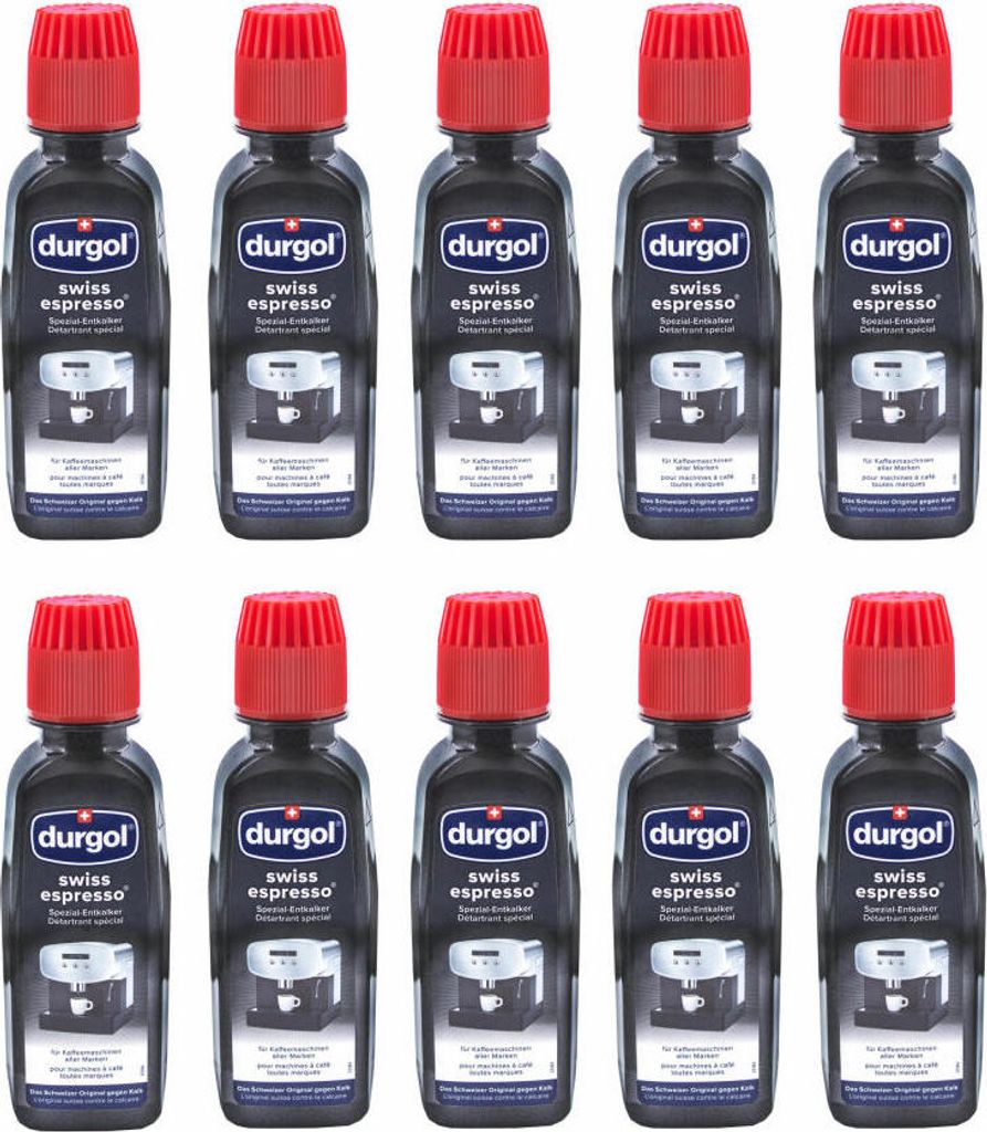Durgol Swiss Spezial Espresso Entkalker DED 10 Flaschen a Produktbild 6