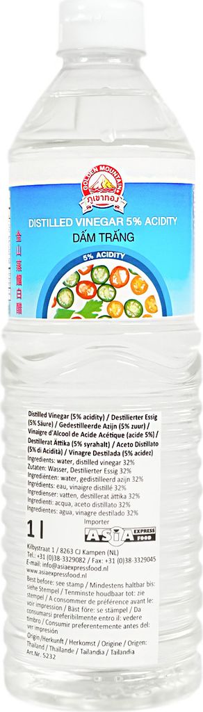 Aceto di sushi, chiaro, acidità 5%, Thailandia Immagine del prodotto 