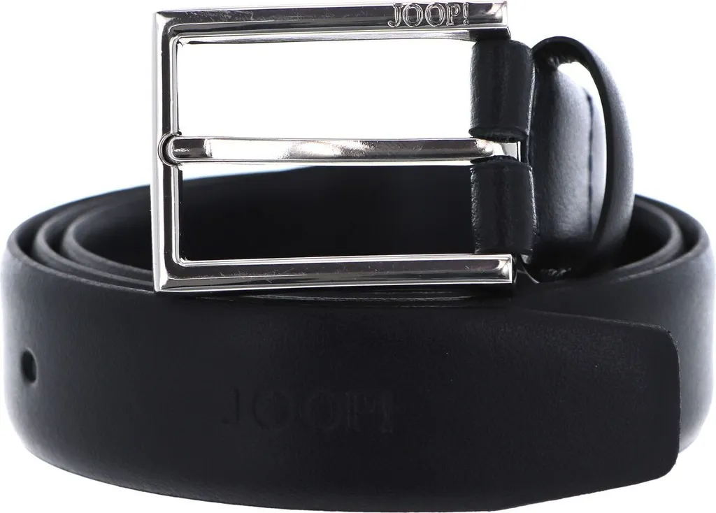JOOP! Cintura in Vera Pelle Blu Scuro 30mm W110 | Alta Qualità