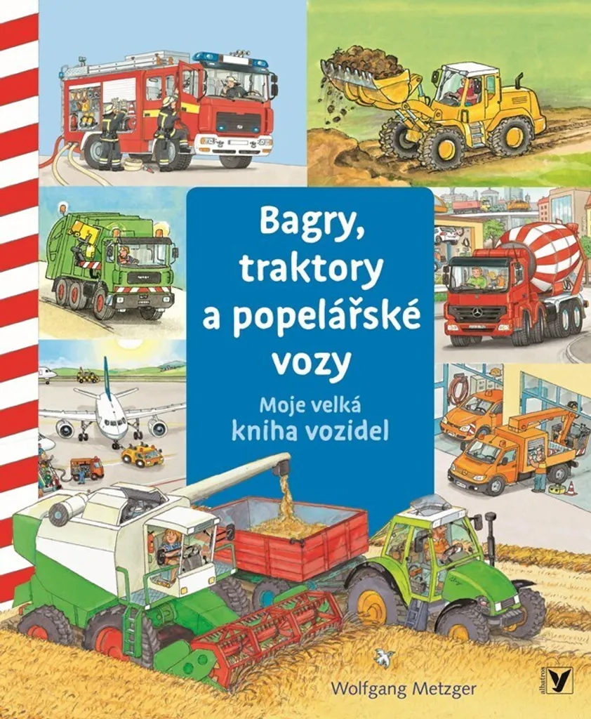 Livre d'images sur les tracteurs et camions poubelles pour enfants