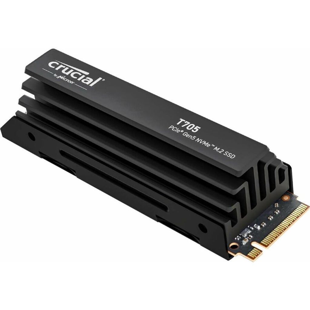 Crucial T705 with heatsink   2TB PCIe Gen5 NVMe M.2 SSD Produktbild 