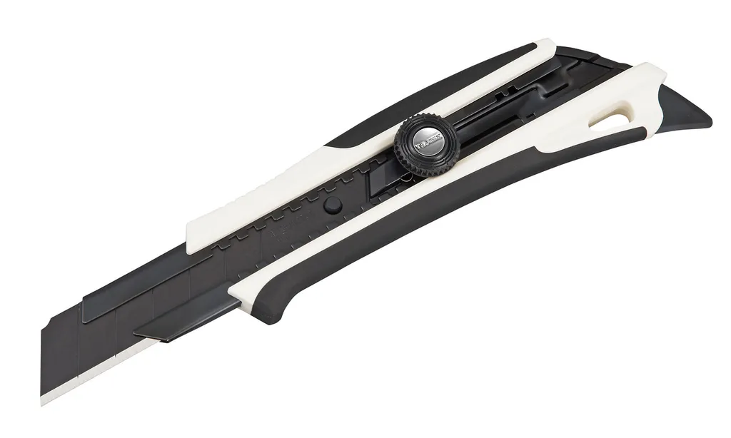TAJIMA DORA FIN 2x25mm coltello da taglio DFC671 con lame DIAL LOCK RAZAR NERO