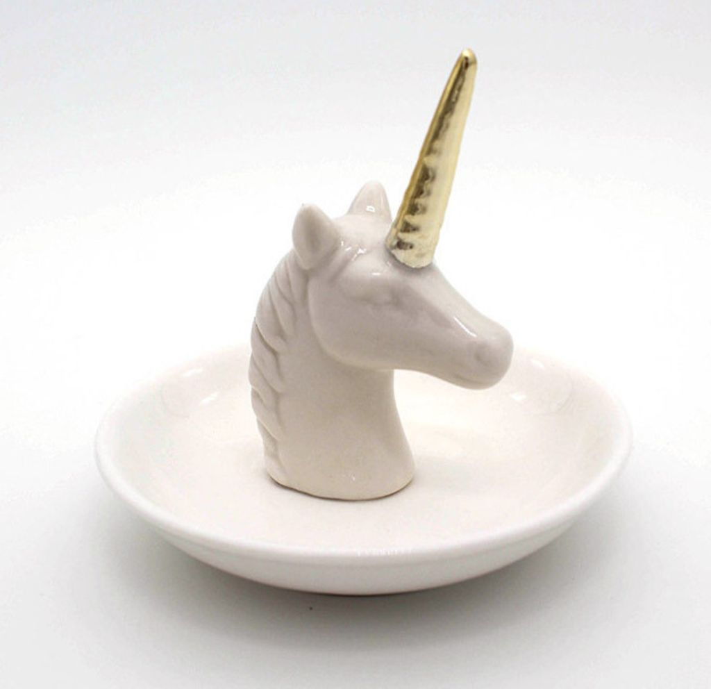 Einhorn Schmuckschale und Ringhalter