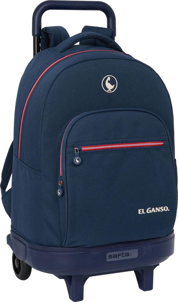 Schulrucksack mit Rädern El Ganso Classic Marineblau 33 X 45 X 22 cm