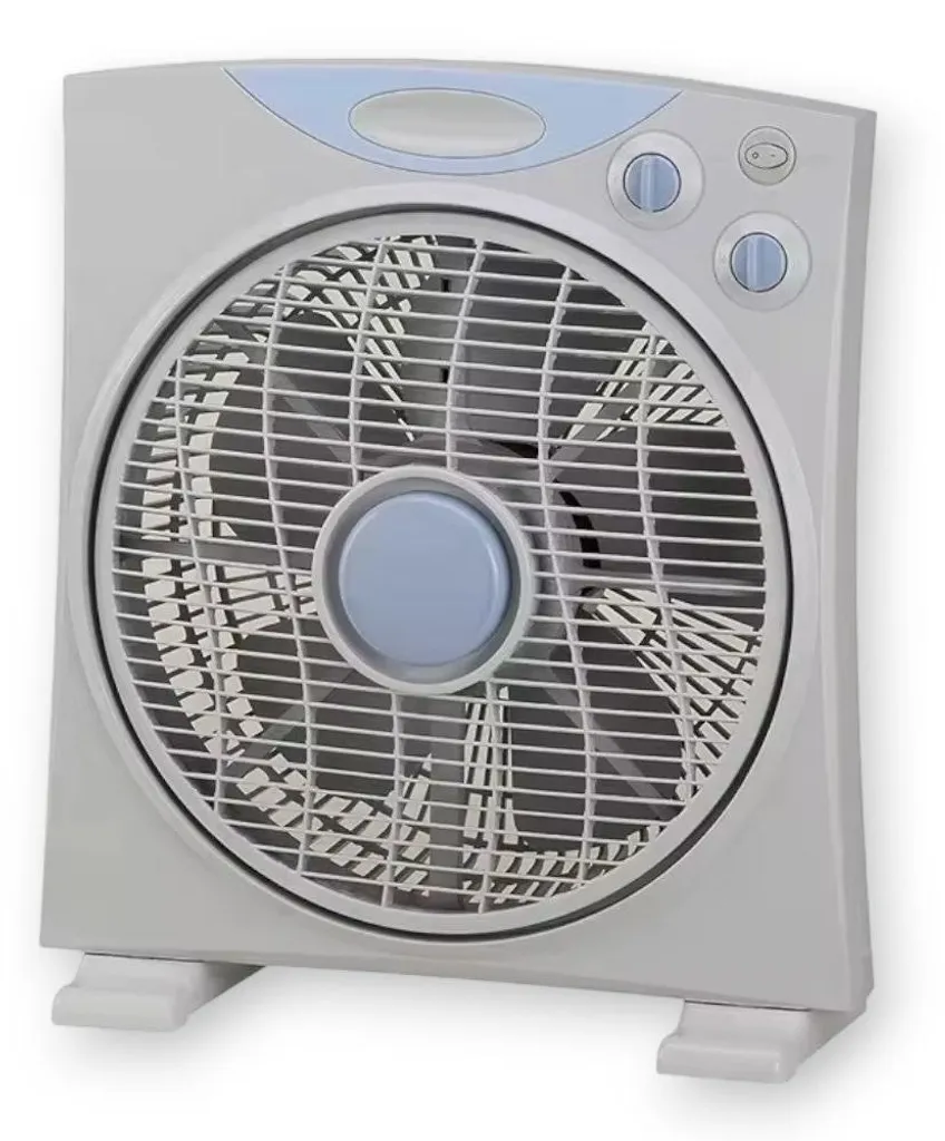Ventilateur box fan 40W à poser avec diffusion d'air rotative et timer - 3