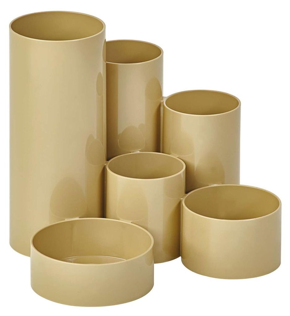 MAUL Stifteköcher MAULtubo Kunststoff 15.3 x 15.2 x 12.6 cm braun