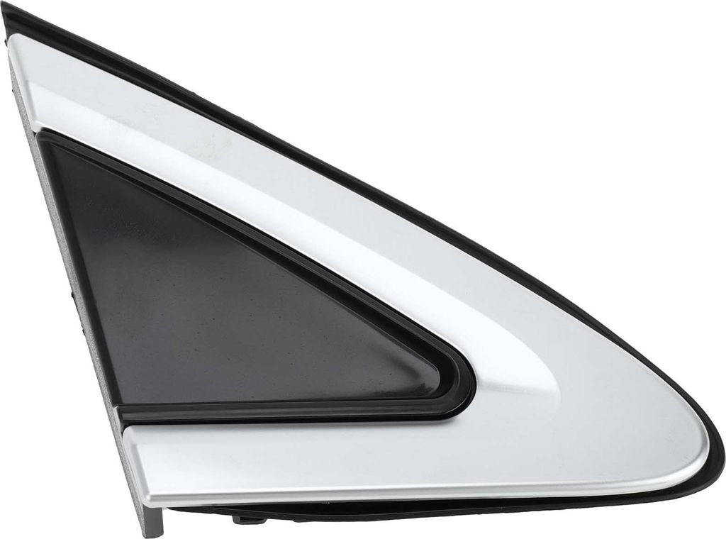 Stütze Ecke Dreieck Trim Spiegel Flagge Applique Panel Abdeckung für Cadillac XT5 2017 Kunststoff Nr. 84186913 Schwarz Silberton