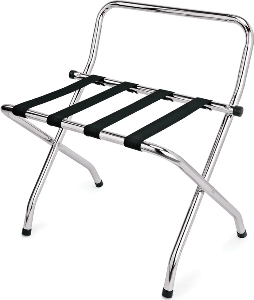 Supporto Valigia Protezione Muro 62cm - Portavaligie Pieghevole 4 Cinghie