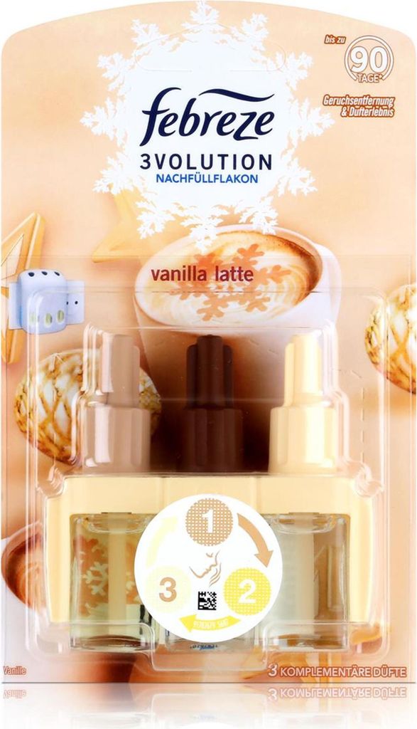 Febreze 3Volution Duftstecker Nachfüllflakon vanilla latte Produktbild 