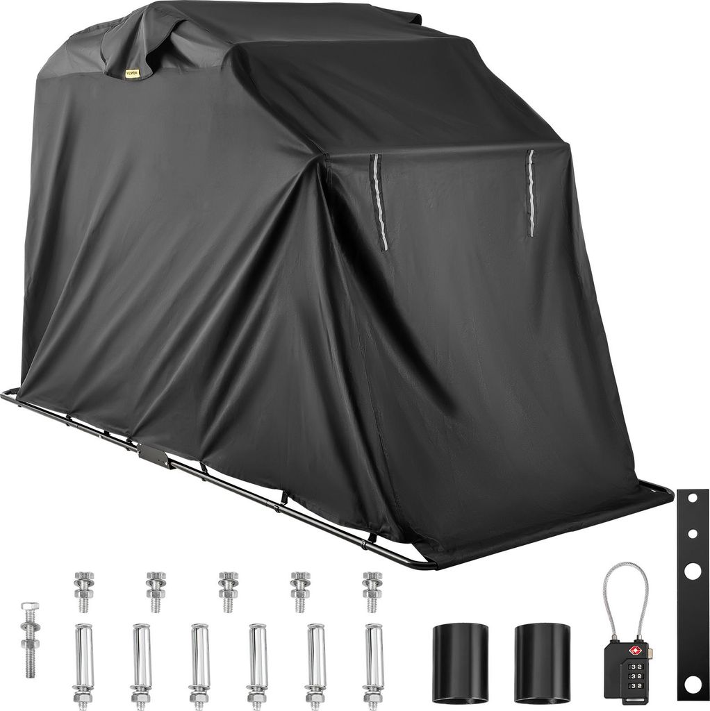 VEVOR Housse de moto Shelter Storage étanche 22 mm, abri Image du produit 