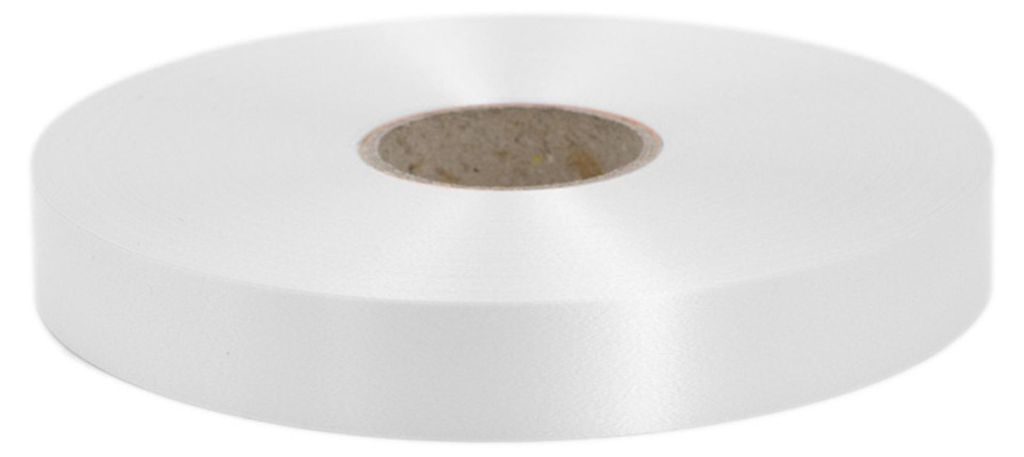 Nastro regalo 19 mm x 100 m in rotolo bianco Immagine del prodotto 