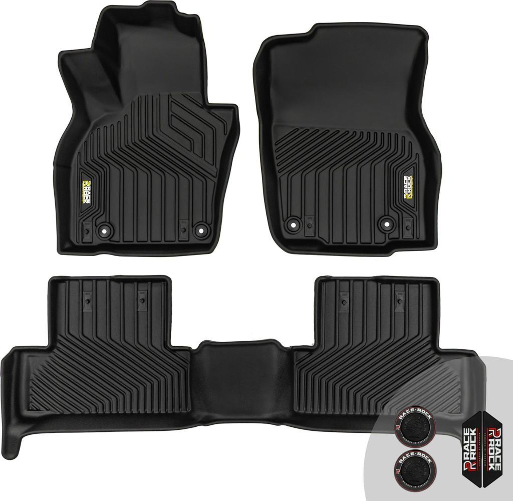 FROGUM Race Rock Autofussmatten 2in1 TPE + Velours für Mazda CX-60 ab 2022