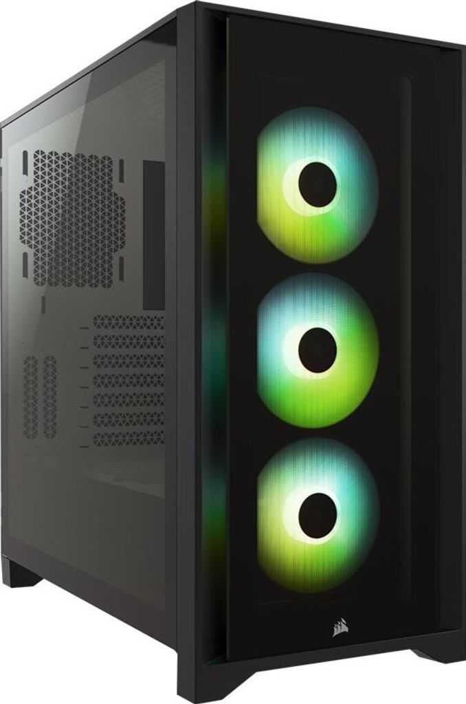 Corsair iCUE 4000X RGB - Tower - ATX - Seitenteil mit Produktbild 