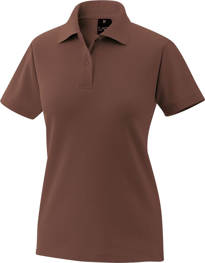 Damenpoloshirt Fb. toffee Gr. XL : 65% Baumwolle 35% Polyester 220 g/m² : XL : toffee
