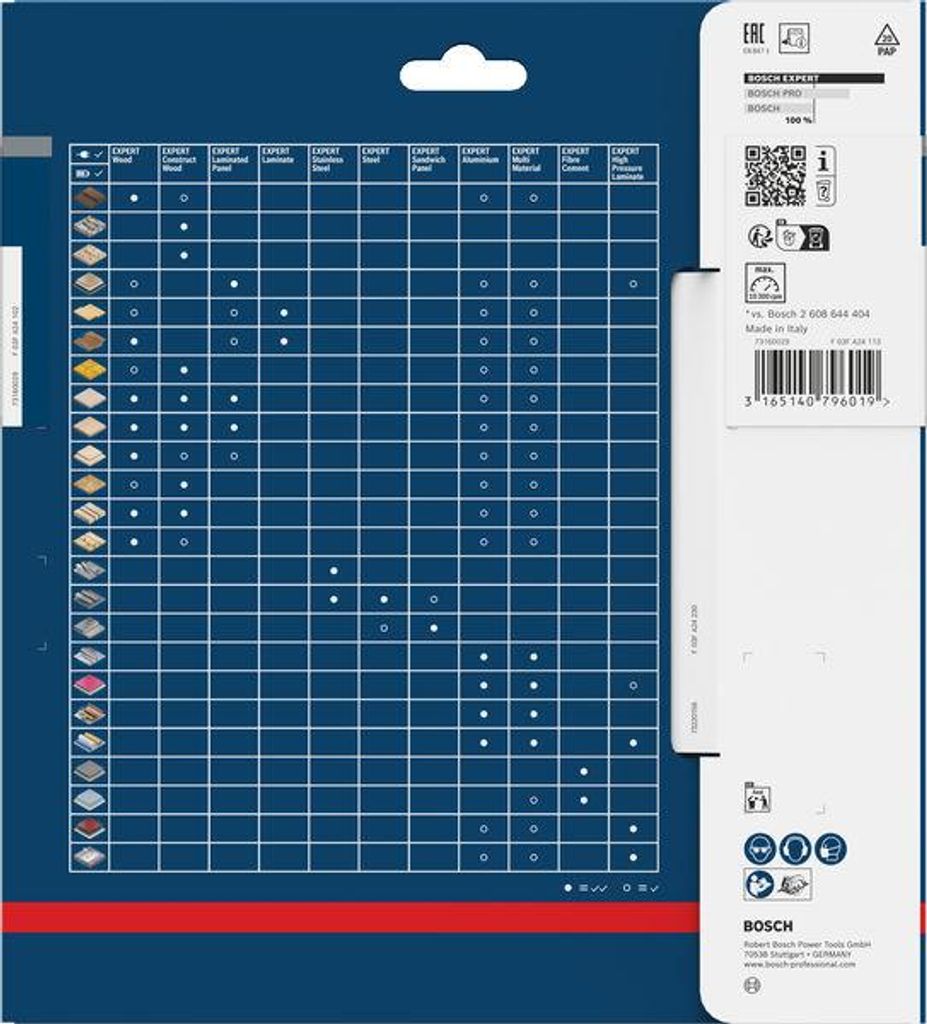 EXPERT Wood Kreissägeblatt, 184x2,6/1,6x16 mm, Z24