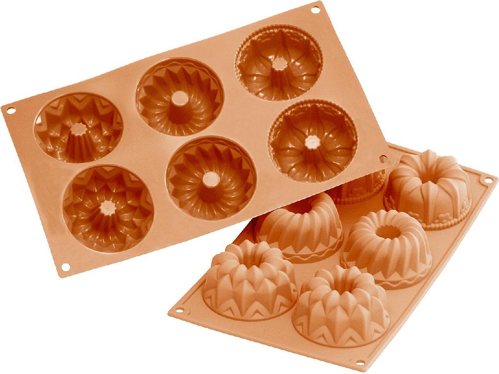 Silikomart Moule à muffins Fantasy 6er Ø7,5cm H 4cm Image du produit 