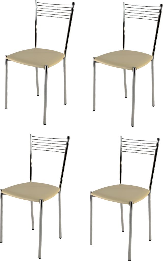 t m c s Tommychairs - Set di 4 sedie moderne ELEGANCE per Immagine del prodotto 