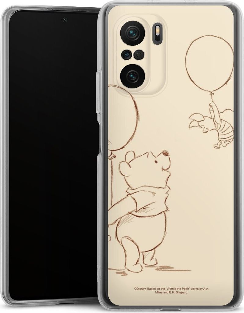 DeinDesign Handyhülle für Xiaomi Poco F3 Silikon Hülle Case Smartphone Schutzhülle Disney Offizielles Lizenzprodukt Winnie Puuh